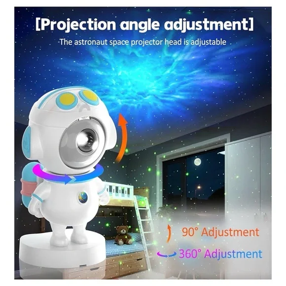 Astronaut Galaxy Star Projector Night Light with Remote NEW - Picture 6 of 8